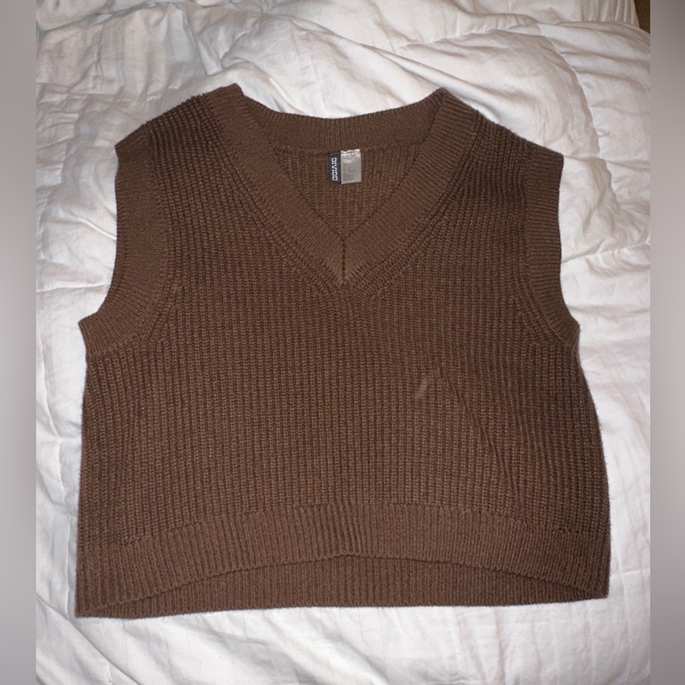 brown vest